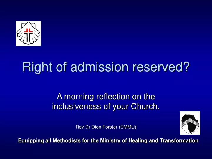 right of admission reserved