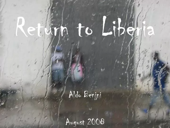return to liberia