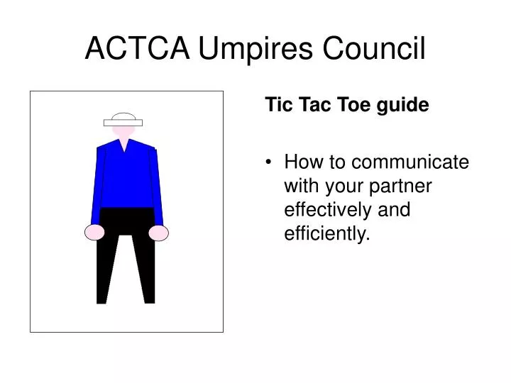 actca umpires council