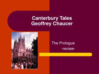 Canterbury Tales Geoffrey Chaucer