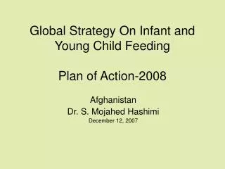 Global Strategy On Infant and Young Child Feeding Plan of Action-2008