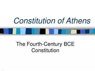 Constitution of Athens