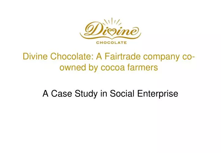 divine chocolate a fairtrade company co owned by cocoa farmers