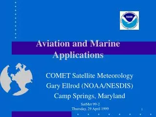 Aviation and Marine Applications