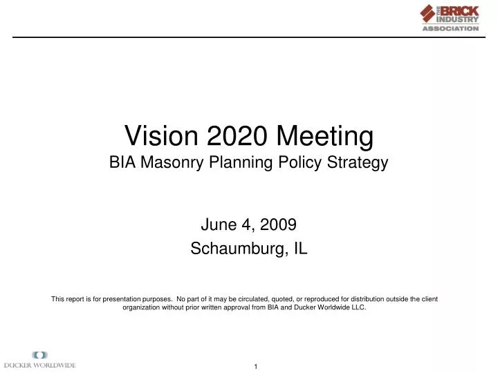 vision 2020 meeting bia masonry planning policy strategy