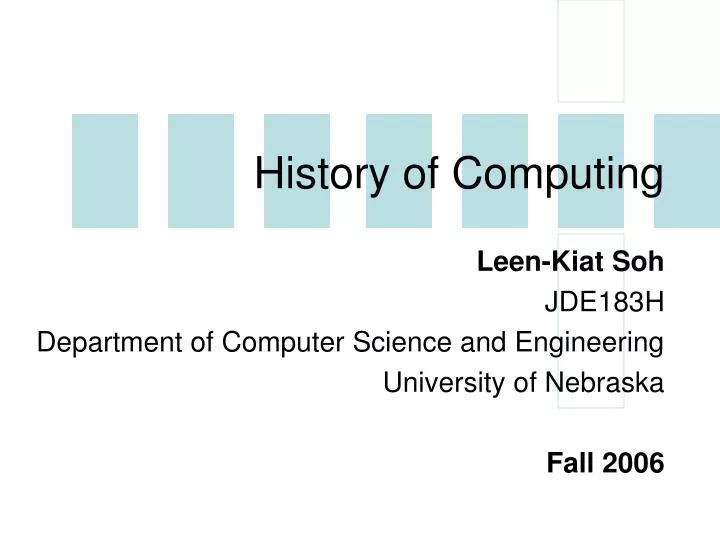 history of computing