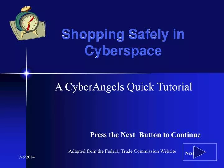 shopping safely in cyberspace