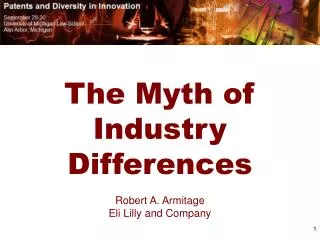 The Myth of Industry Differences