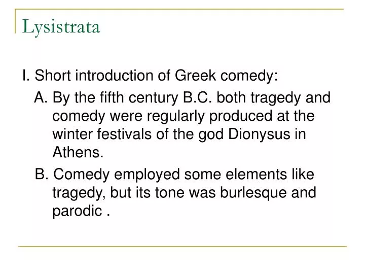 lysistrata