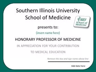 Southern Illinois University School of Medicine