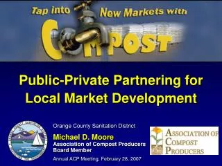 Public-Private Partnering for Local Market Development