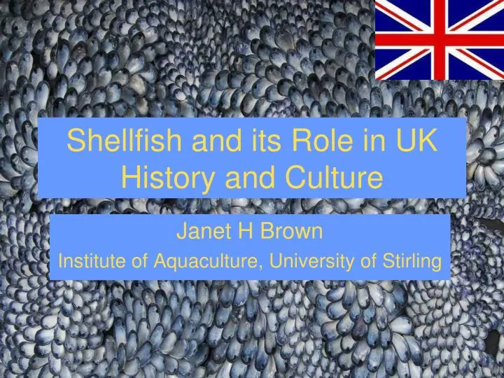 shellfish and its role in uk history and culture