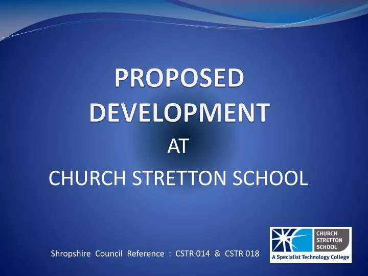 proposed development