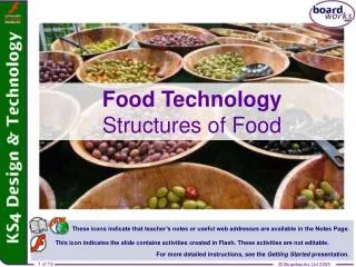Food Technology Structures of Food
