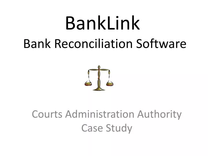 banklink bank reconciliation software