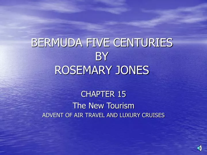 bermuda five centuries by rosemary jones