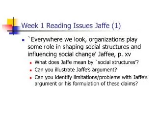 Week 1 Reading Issues Jaffe (1)