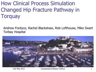 How Clinical Process Simulation Changed Hip Fracture Pathway in Torquay