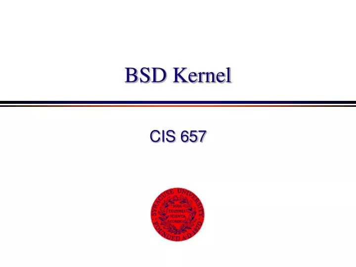 bsd kernel