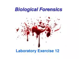 Biological Forensics