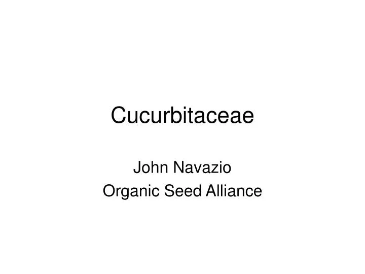 cucurbitaceae