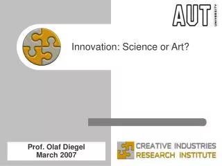Innovation: Science or Art?