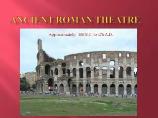 Ancient Roman Theatre