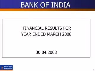 bank of India