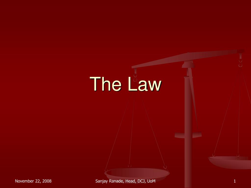 PPT - The Law PowerPoint Presentation, free download - ID:988075