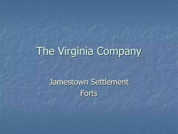 the virginia company