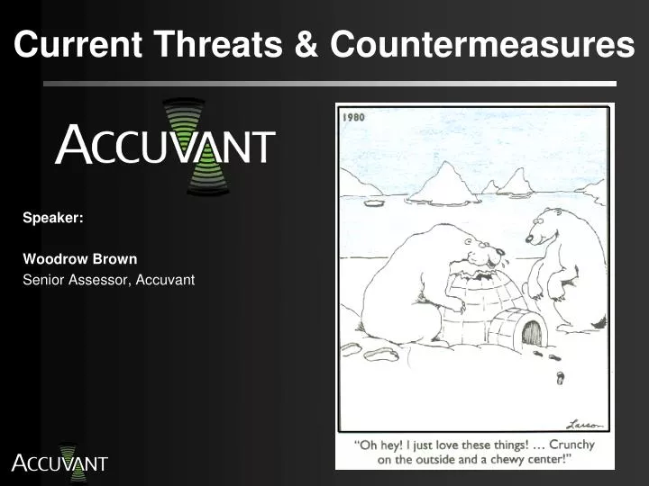 current threats countermeasures