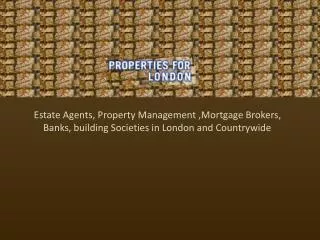 Properties for London - Estate Agents