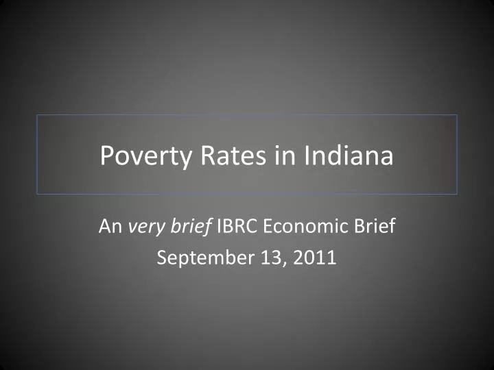 poverty rates in indiana