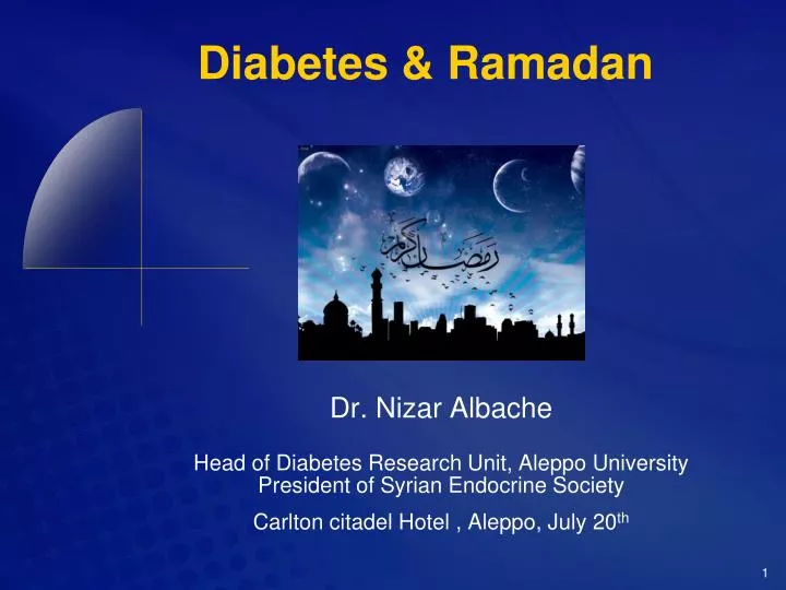 diabetes ramadan