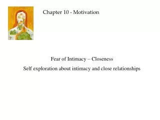 Chapter 10 - Motivation