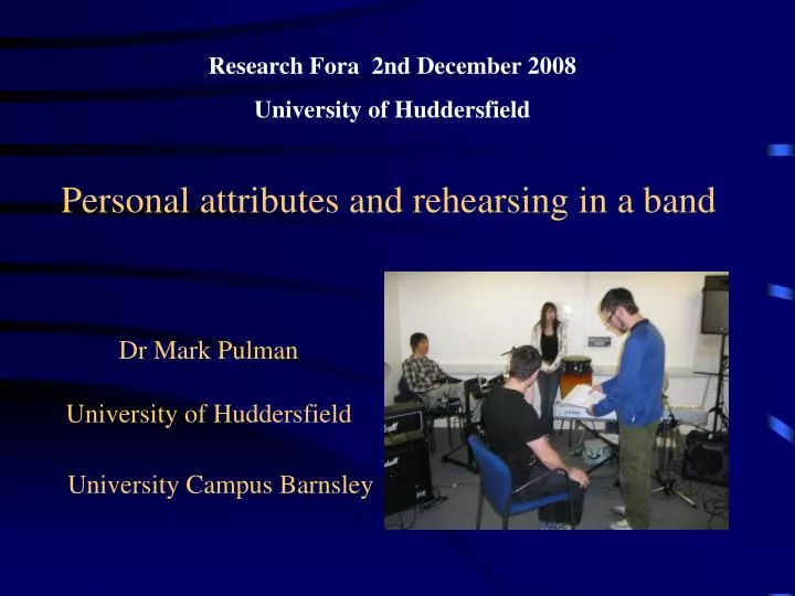 dr mark pulman university of huddersfield