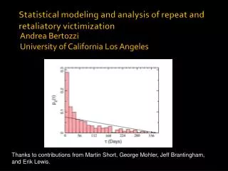 Statistical modeling and analysis of repeat and retaliatory victimization