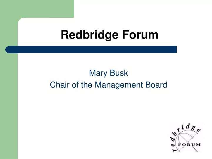 redbridge forum