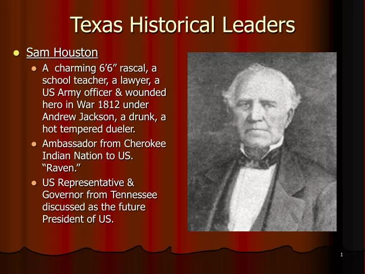 texas historical leaders