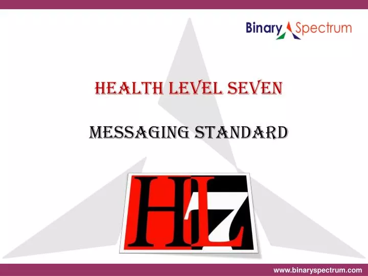 health level seven messaging standard