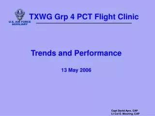 Trends and Performance 13 May 2006