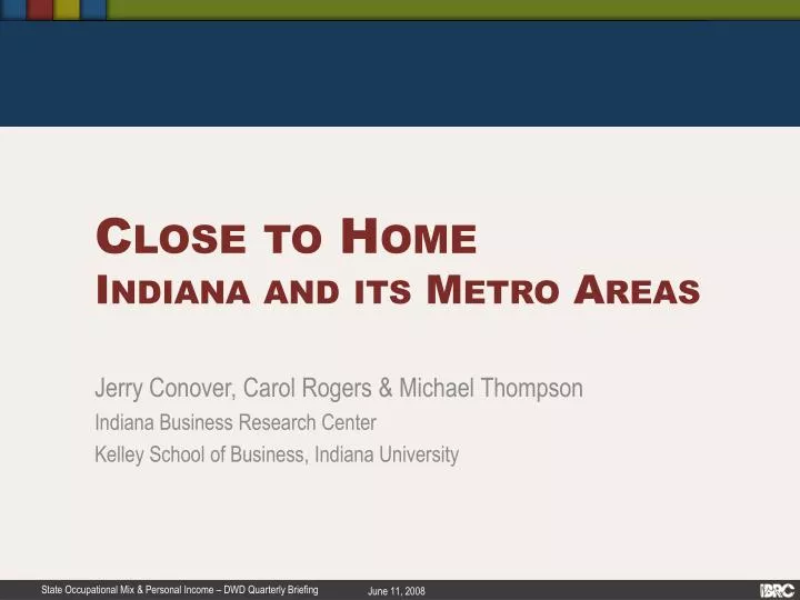 close to home indiana and its metro areas