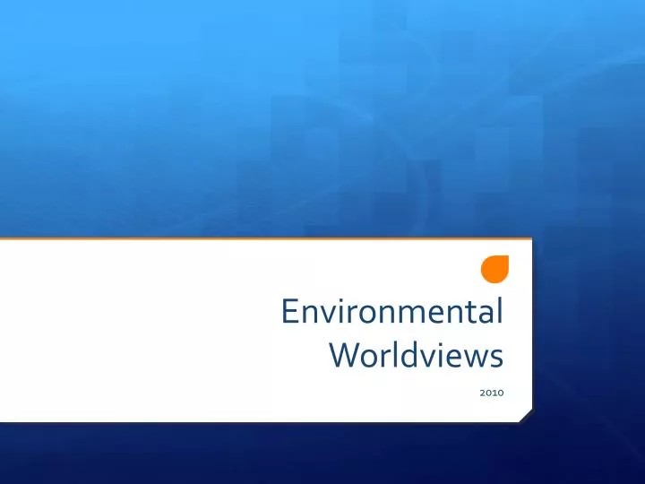 environmental worldviews