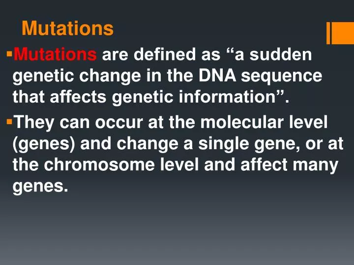 mutations