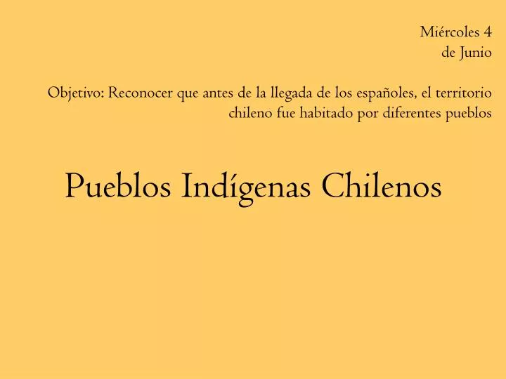 pueblos ind genas chilenos