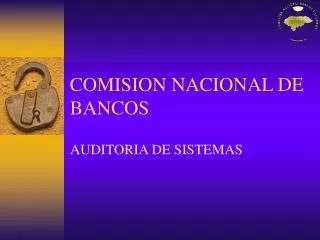 comision nacional de bancos