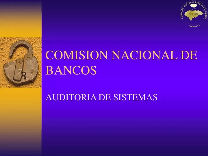 comision nacional de bancos