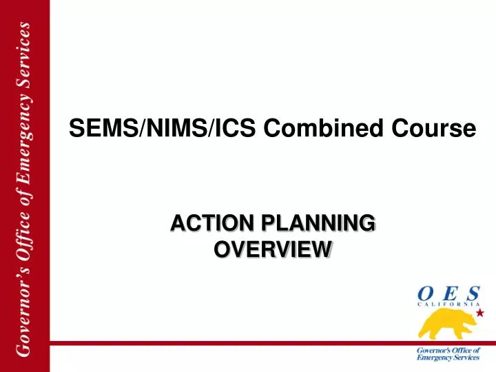 sems nims ics combined course