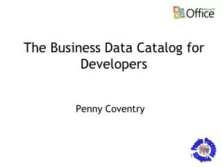 The Business Data Catalog for Developers