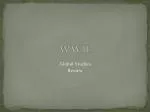 W.W.II. - slide 1